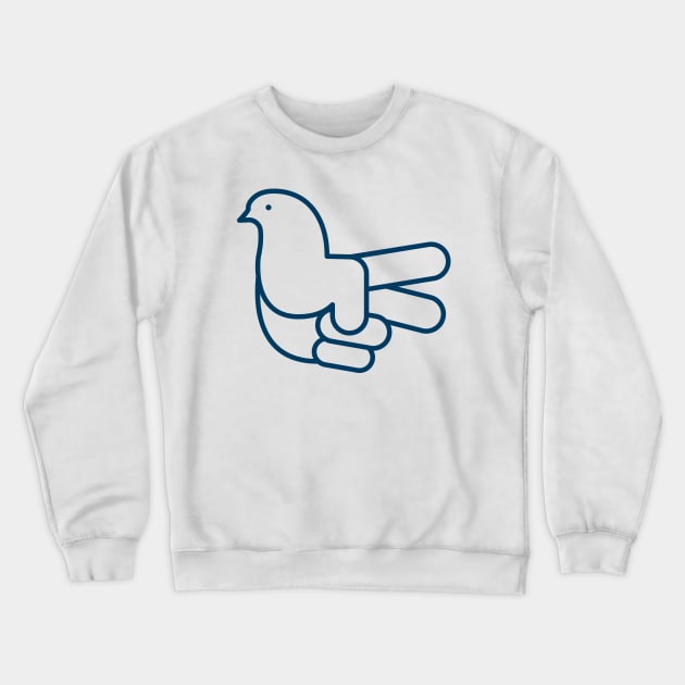 Peace Crewneck Sweatshirt by jefcaine